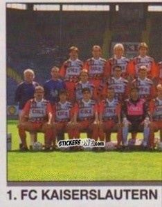 Sticker Team - German Football Bundesliga 1991-1992 n. 163 - Panini