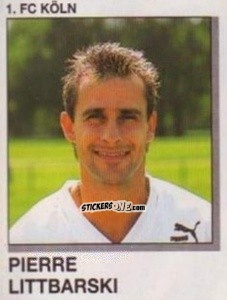 Sticker Pierre Littbarski - German Football Bundesliga 1991-1992 n. 190 - Panini