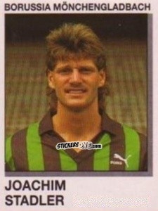 Sticker Joachim Stadler - German Football Bundesliga 1991-1992 n. 224 - Panini