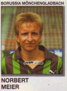Sticker Norbert Meier - German Football Bundesliga 1991-1992 n. 226 - Panini