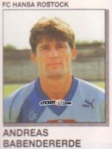 Sticker Andreas Babendererde