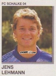 Sticker Jens Lehmann - German Football Bundesliga 1991-1992 n. 291 - Panini