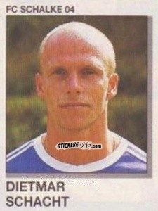 Sticker Dietmar Schacht - German Football Bundesliga 1991-1992 n. 297 - Panini
