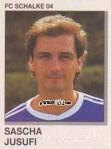 Sticker Sascha Jusufi - German Football Bundesliga 1991-1992 n. 300 - Panini