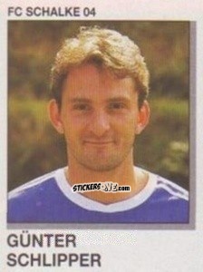 Sticker Gunter Schlipper - German Football Bundesliga 1991-1992 n. 302 - Panini
