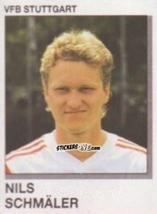 Sticker Nils Schmaller - German Football Bundesliga 1991-1992 n. 314 - Panini