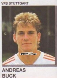 Sticker Andreas Buck - German Football Bundesliga 1991-1992 n. 317 - Panini