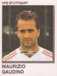 Sticker Maurizio Gaudino - German Football Bundesliga 1991-1992 n. 318 - Panini