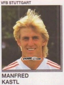 Sticker Manfred Kastl - German Football Bundesliga 1991-1992 n. 322 - Panini