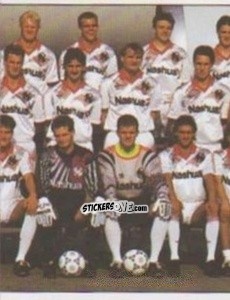 Sticker Team - German Football Bundesliga 1991-1992 n. 373 - Panini