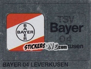 Figurina Wappen Bayer 04 Leverkusen
