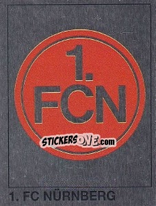Sticker Wappen 1.FC Nurnberg - German Football Bundesliga 1991-1992 - Panini
