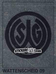 Sticker Wappen Wattenscheid 09 - German Football Bundesliga 1991-1992 - Panini