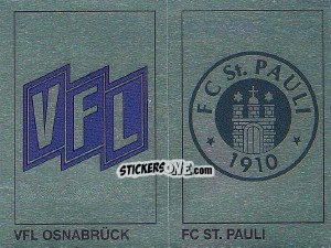 Sticker Wappen (VfL Osnabruck/FC St Pauli)