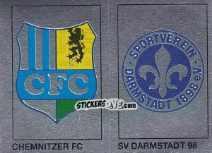 Cromo Wappen (Chemnitzer FC/Darmstadt 98)