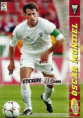 Figurina Oscar Montiel - Liga 2004-2005. Megacracks - Panini