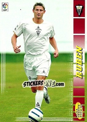 Sticker Ruben - Liga 2004-2005. Megacracks - Panini