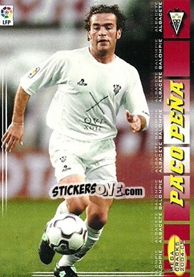 Cromo Paco Peña - Liga 2004-2005. Megacracks n. 8 - Panini