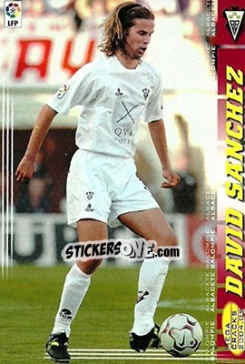 Sticker David Sanchez - Liga 2004-2005. Megacracks - Panini
