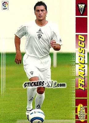 Figurina Francisco - Liga 2004-2005. Megacracks - Panini