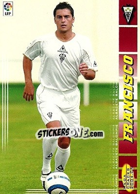 Cromo Francisco - Liga 2004-2005. Megacracks n. 18 - Panini