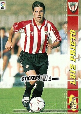 Sticker Luis Prieto - Liga 2004-2005. Megacracks - Panini