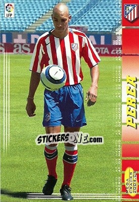 Figurina Perea - Liga 2004-2005. Megacracks - Panini