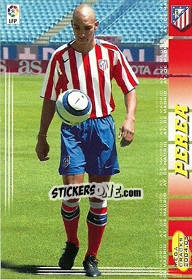 Sticker Perea - Liga 2004-2005. Megacracks n. 40 - Panini