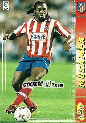 Sticker Musampa - Liga 2004-2005. Megacracks - Panini