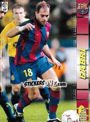 Sticker Gabri - Liga 2004-2005. Megacracks - Panini