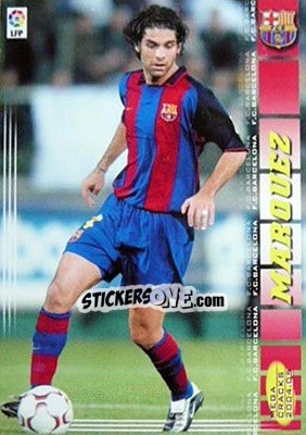 Cromo Rafael Marquez - Liga 2004-2005. Megacracks - Panini