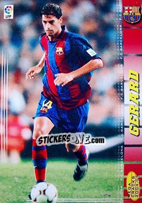 Sticker Gerard - Liga 2004-2005. Megacracks - Panini
