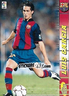 Sticker Luis Garcia - Liga 2004-2005. Megacracks - Panini