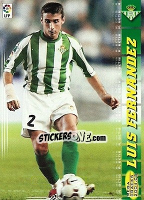 Sticker Luis Fernandez - Liga 2004-2005. Megacracks - Panini