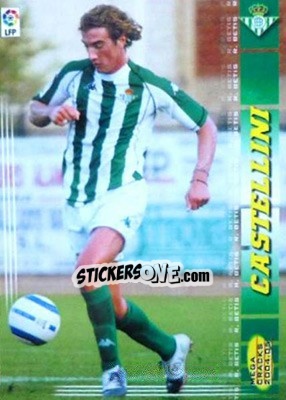 Sticker Castellini - Liga 2004-2005. Megacracks - Panini