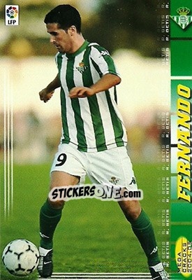 Sticker Fernando - Liga 2004-2005. Megacracks - Panini