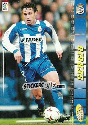 Sticker Sergio - Liga 2004-2005. Megacracks n. 101 - Panini