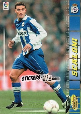 Sticker Scaloni - Liga 2004-2005. Megacracks - Panini