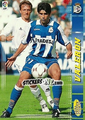 Sticker Valeron - Liga 2004-2005. Megacracks - Panini