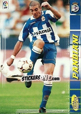 Sticker Pandiani - Liga 2004-2005. Megacracks n. 107 - Panini