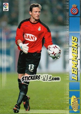 Sticker Lemmens - Liga 2004-2005. Megacracks n. 110 - Panini