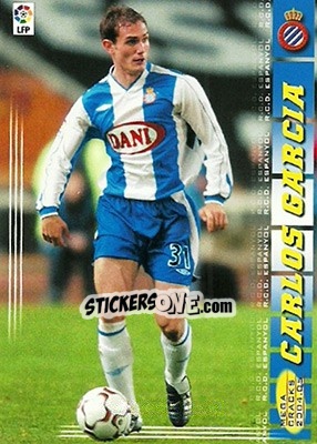 Sticker Carlos Garcia - Liga 2004-2005. Megacracks - Panini