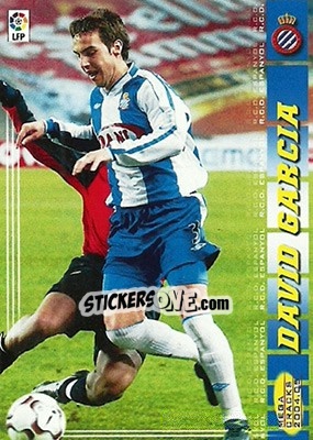 Sticker David Garcia - Liga 2004-2005. Megacracks - Panini