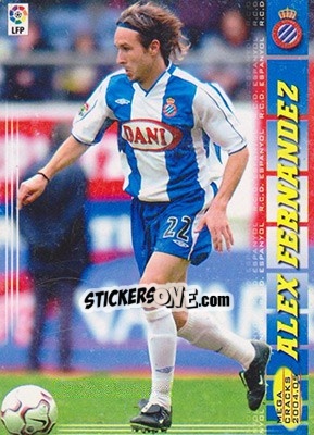 Sticker Alex Fernandez - Liga 2004-2005. Megacracks - Panini