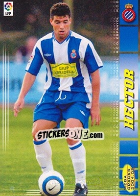 Sticker Hector - Liga 2004-2005. Megacracks n. 122 - Panini