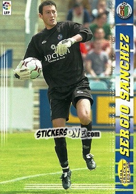 Sticker Sergio Sanchez - Liga 2004-2005. Megacracks - Panini