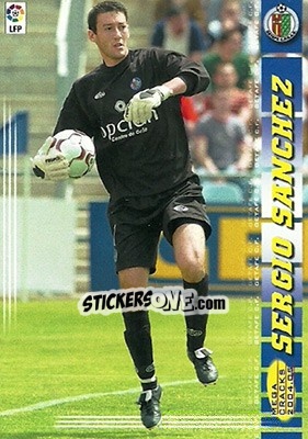 Figurina Sergio Sanchez - Liga 2004-2005. Megacracks - Panini