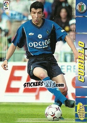 Sticker Cubillo - Liga 2004-2005. Megacracks - Panini