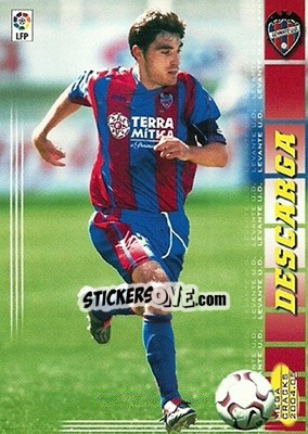 Figurina Descarga - Liga 2004-2005. Megacracks - Panini