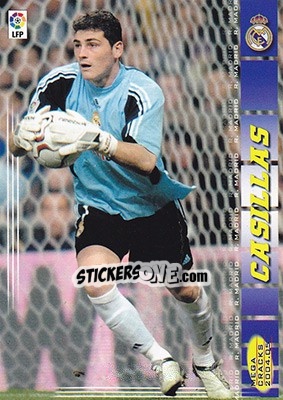 Cromo Casillas - Liga 2004-2005. Megacracks - Panini
